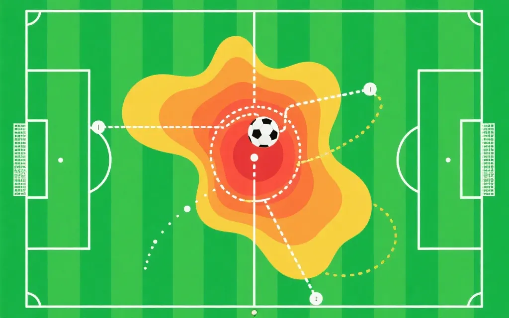 战术数据可视化：跑动热区与关键传球线路叠加，展现2026世界杯纪录背后的结构